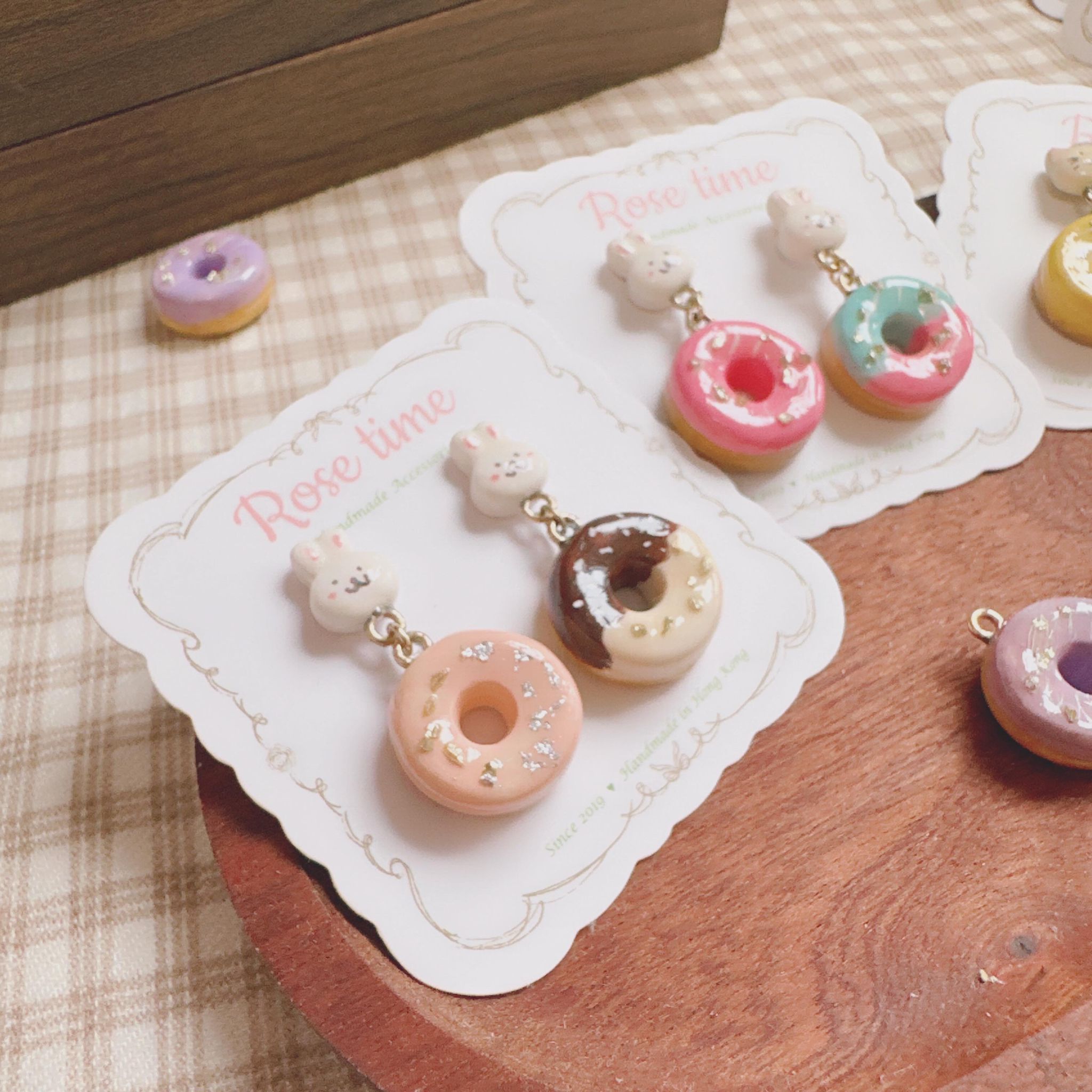 手繪 兔仔🐇貓貓🐱金冬甩🍩 多色入