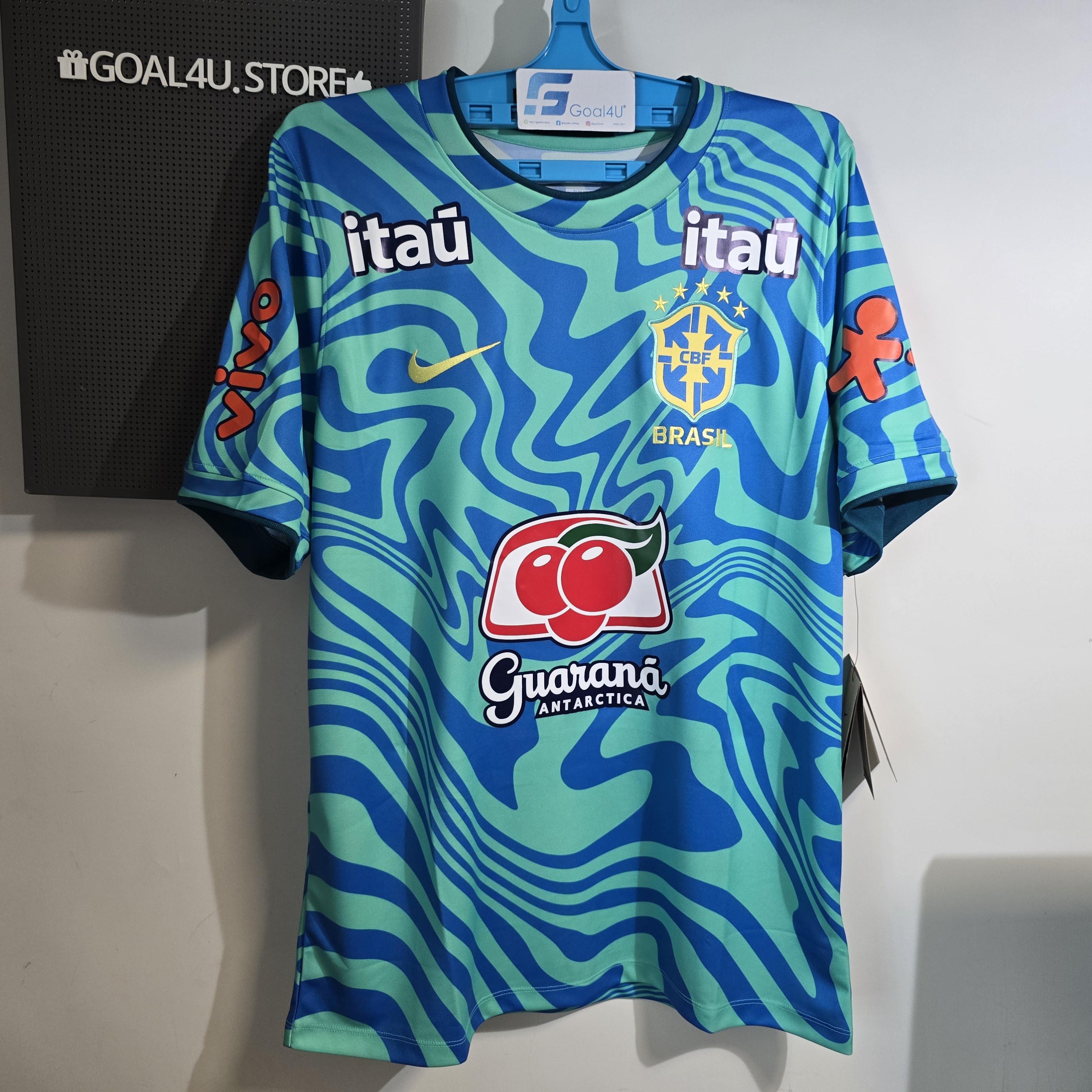 Nike Brazil 巴西 2026 Dri-fit 賽前訓練球衣 (可加印球員版贊助) IH1662