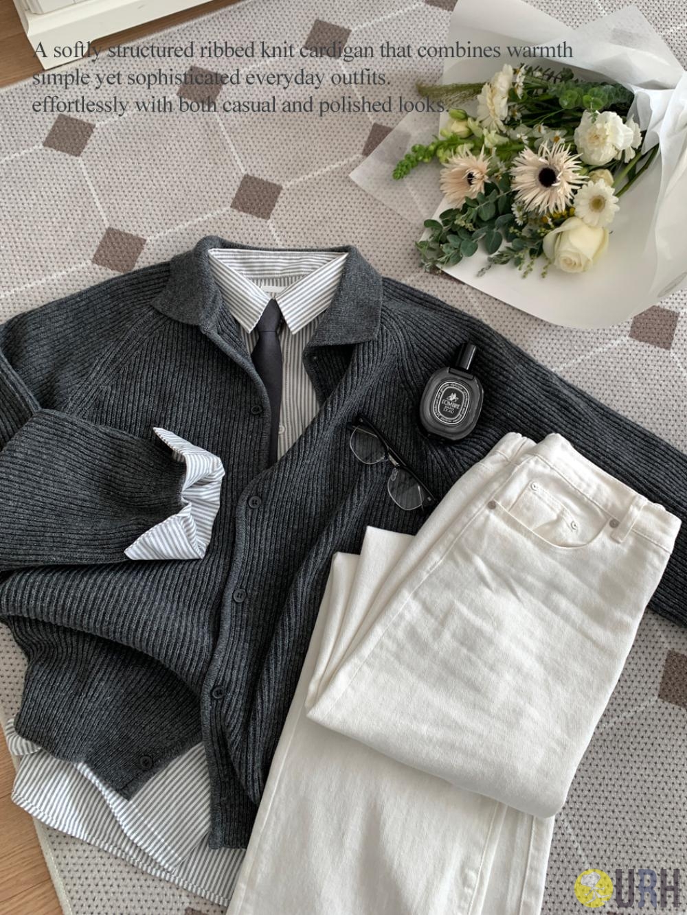 【100%保證韓國直送】Glass Classic 領口冷衫外套 [7 color] RL114761