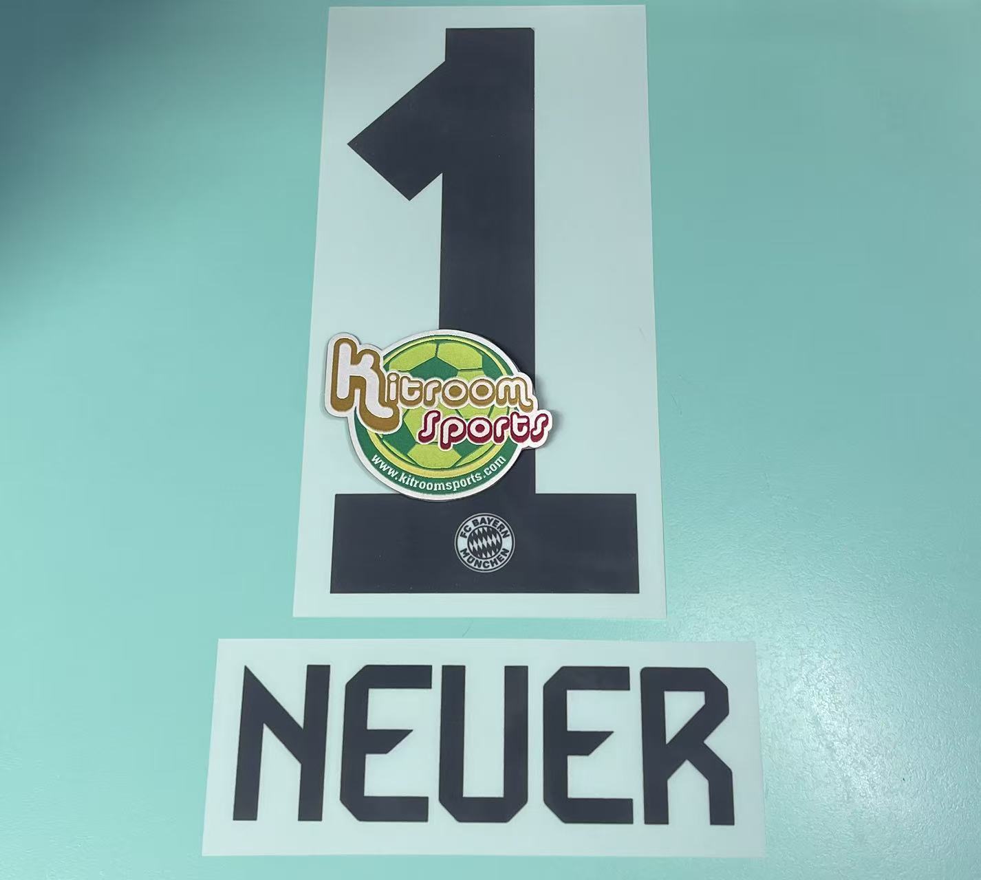 2025-26 Bayern Munich Away GK Nameset #1 NEUER