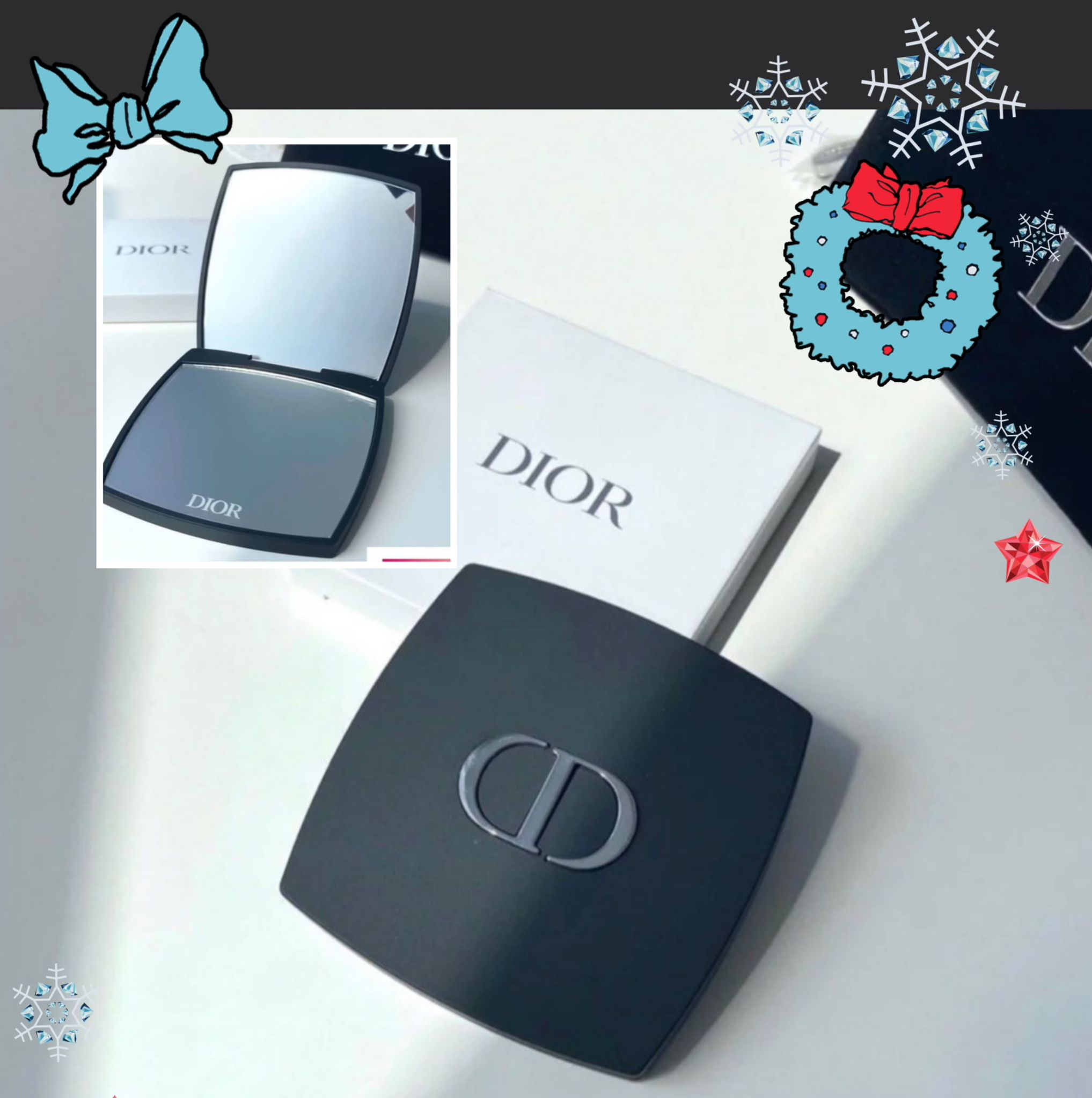 Dior beauty gift 雙面化妝鏡