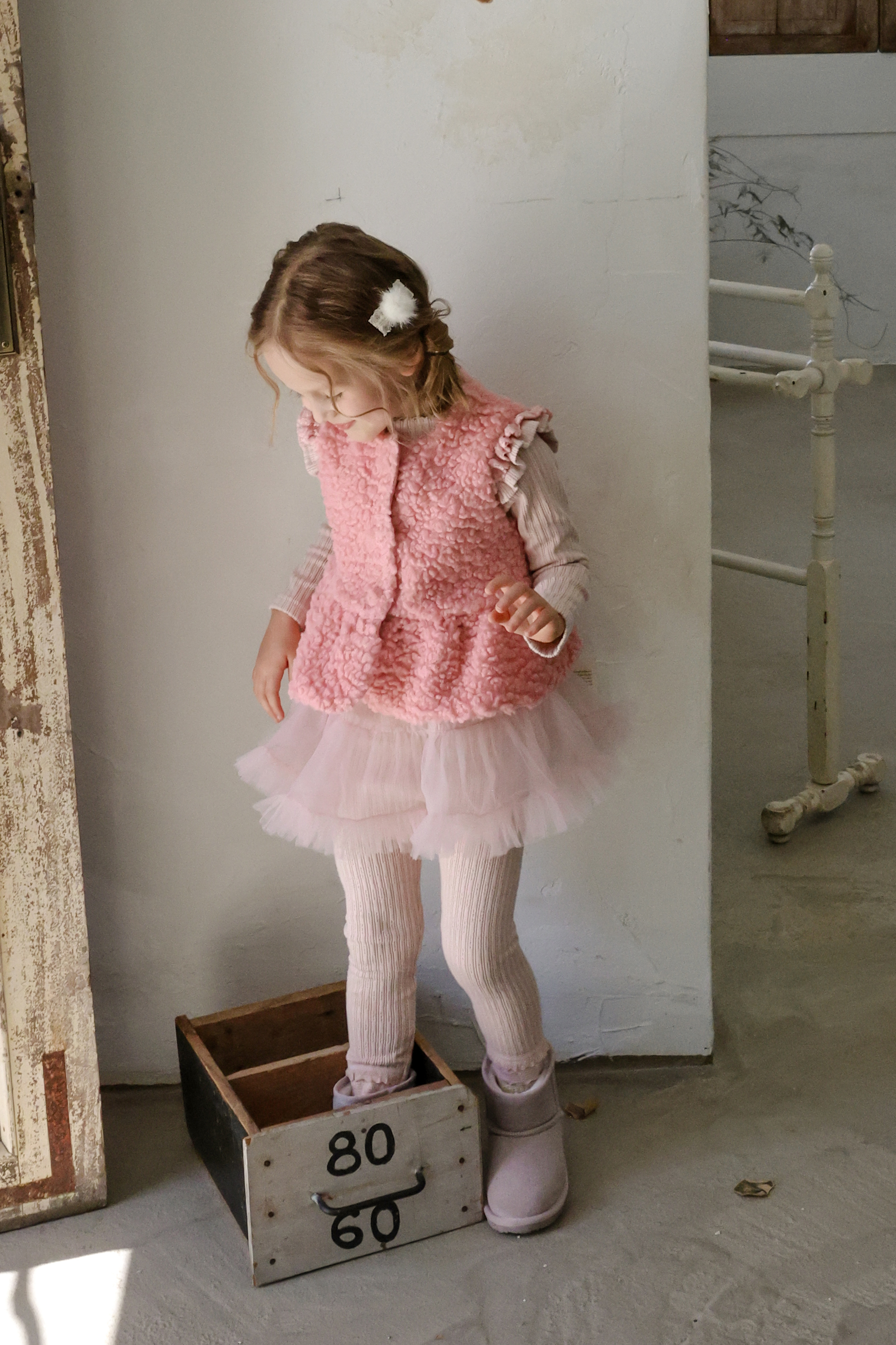 FLO | Pposong fur vest Pink