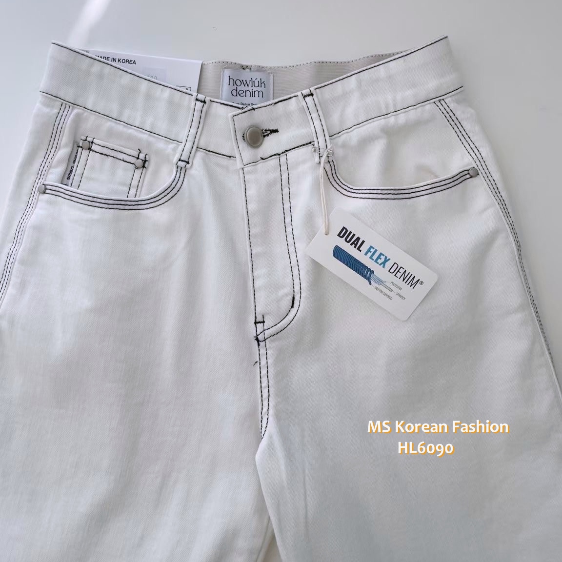 HL6090 韓國🌼Howluk春版九分闊筒褲