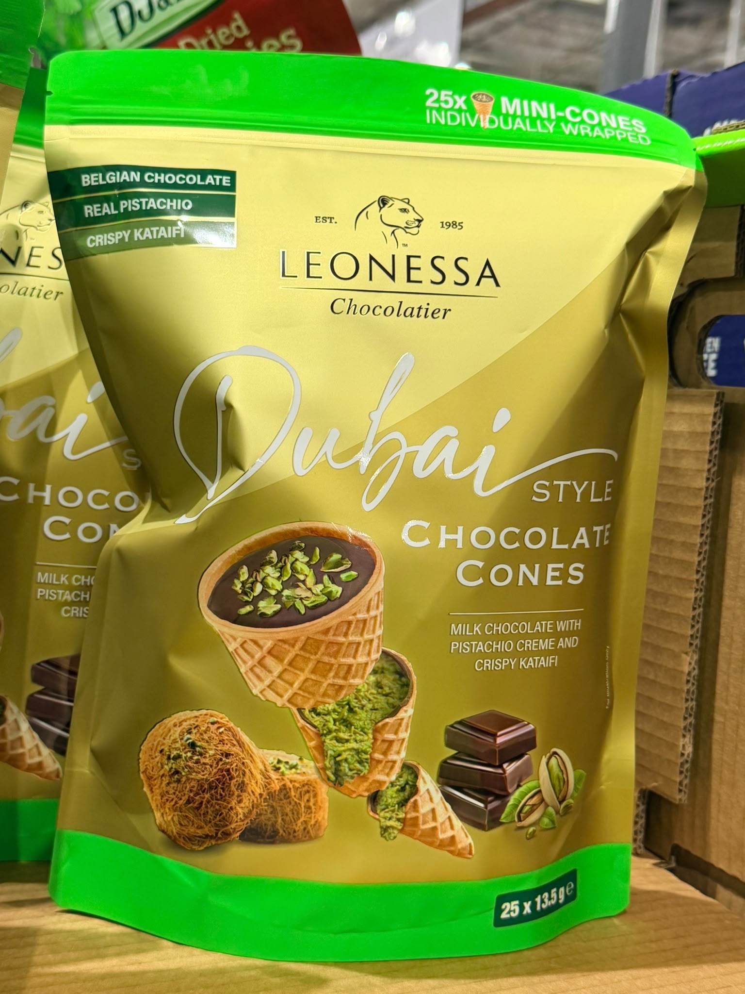 澳洲Costco  Leonessa 杜拜巧克力甜筒🍦🍦338g