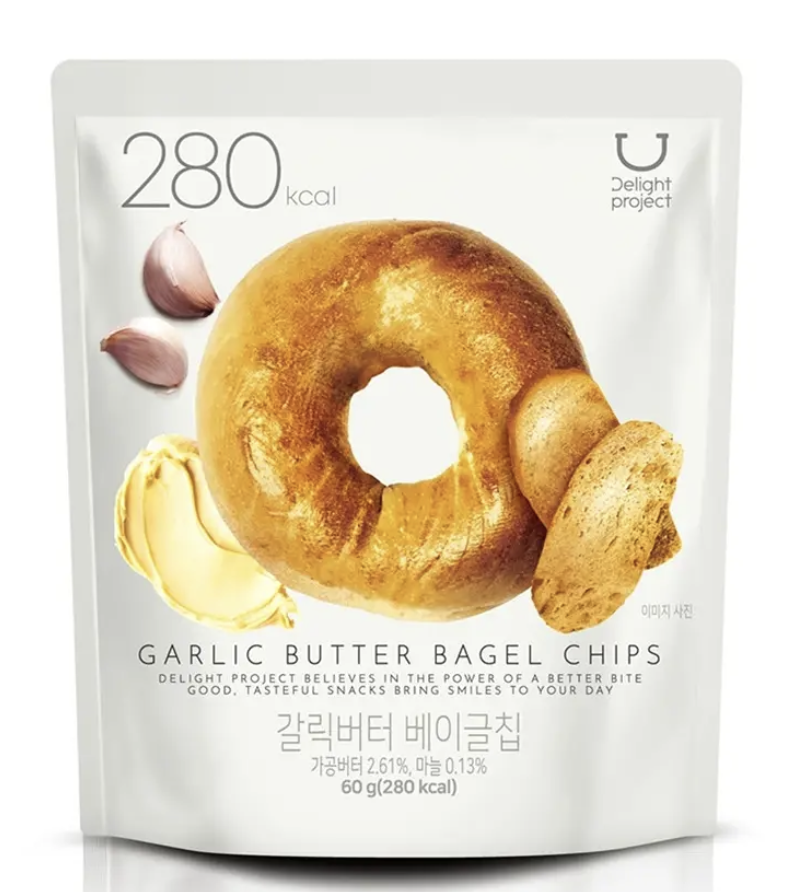 韓國 Delight Project 低卡貝果 脆餅乾 12款任選｜Bagel Chip