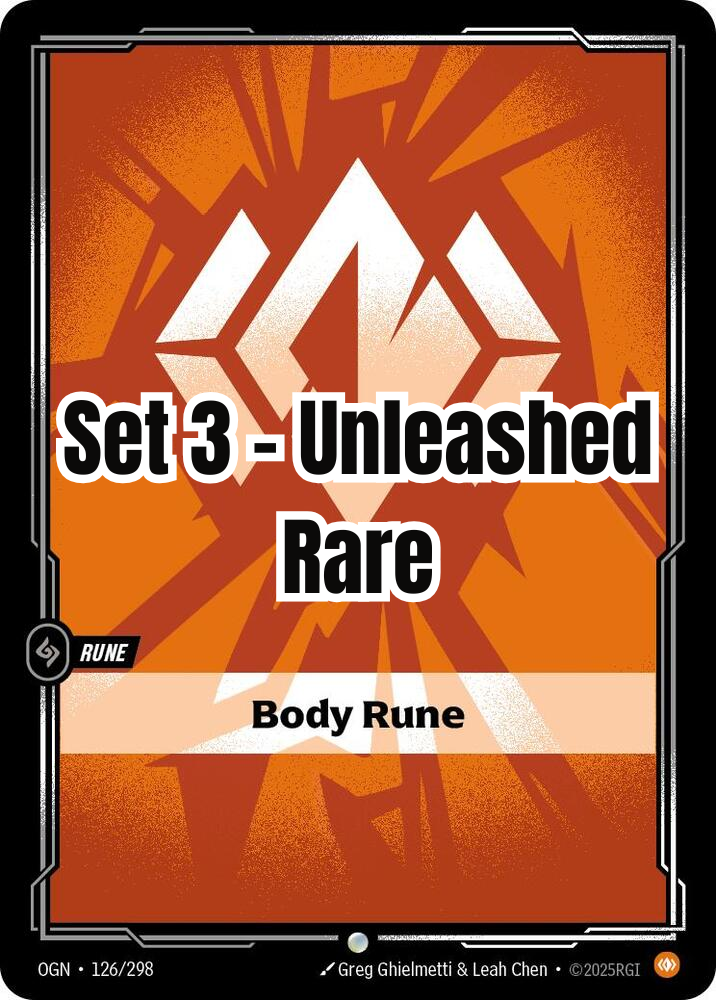 Unleashed - Rare - Body Rune (Set 3)