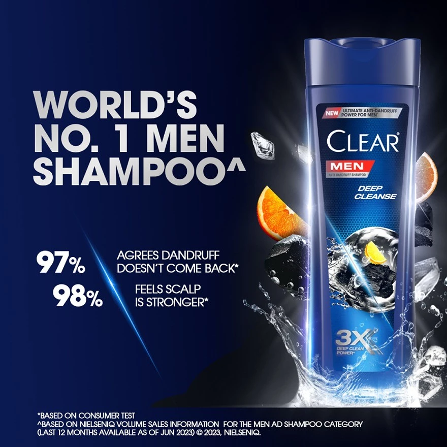 Clear Men Shampoo 315ml / 300ml Deep Cleanse