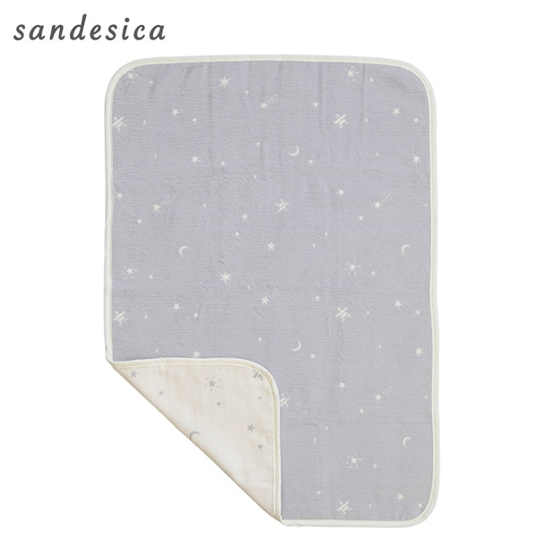 🇯🇵預訂 日本直送🇯🇵日本製星月印花有機棉午睡毯