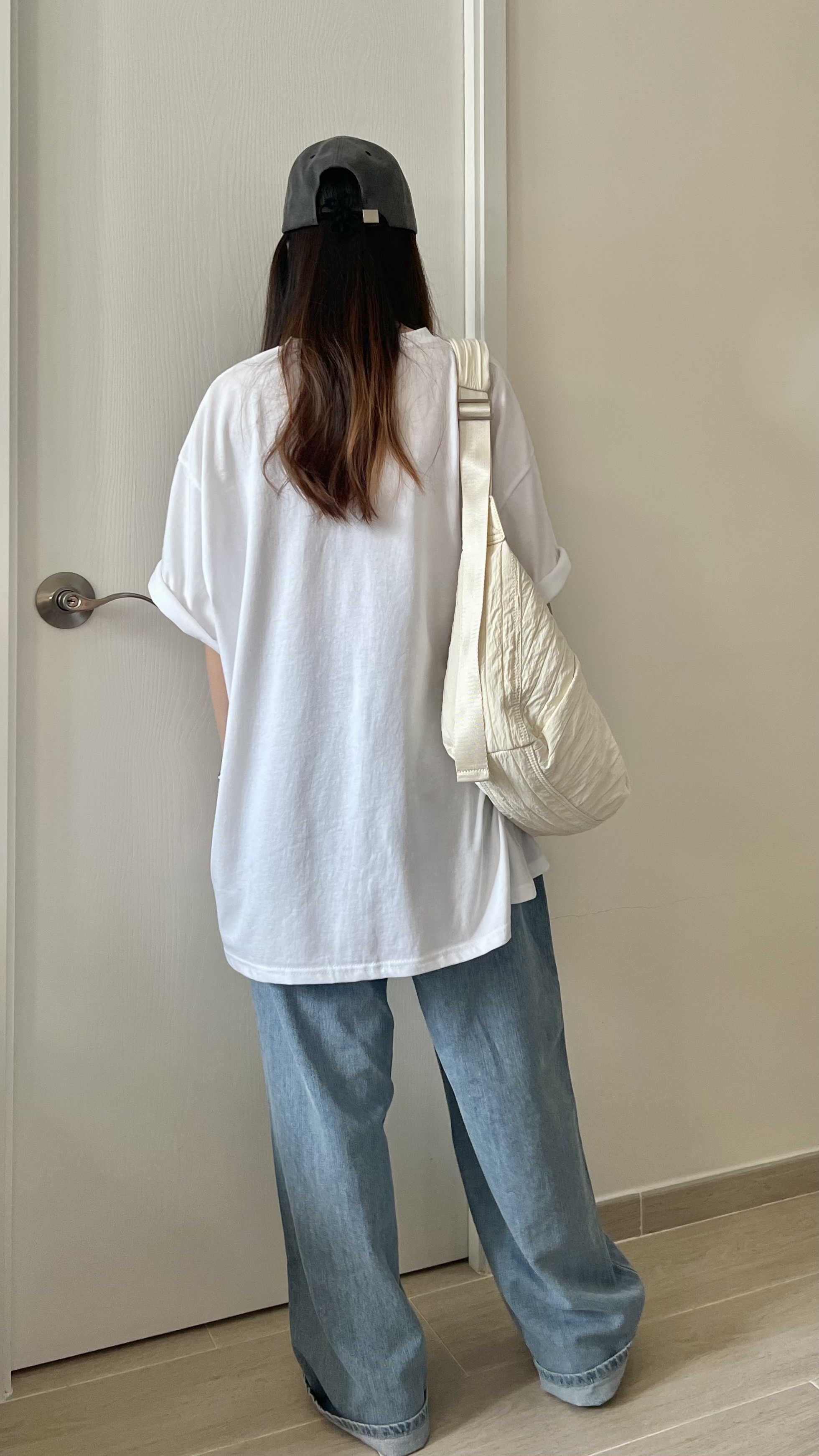 九宮格喵喵oversize tee