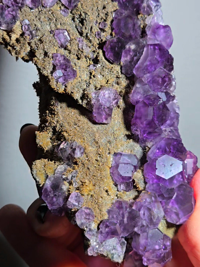 Tanzanite fluorite with perfect dodecahedrons - FL360
