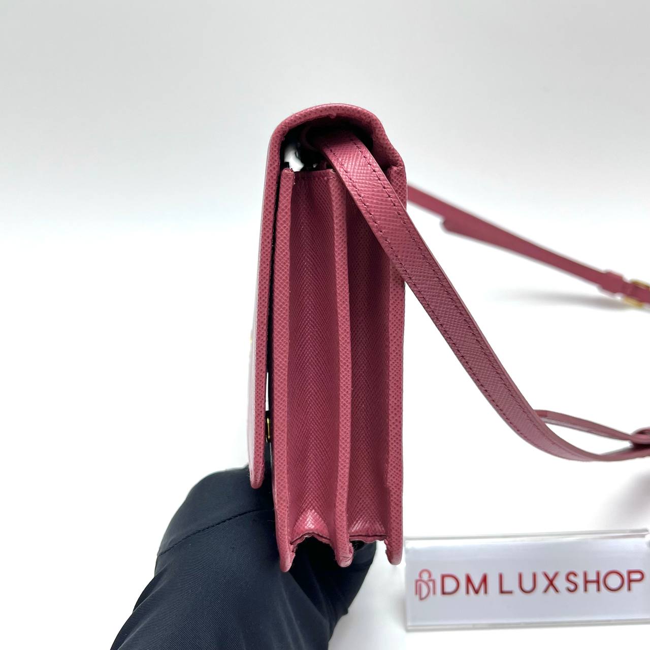 Prada Saffiano Pink WOC