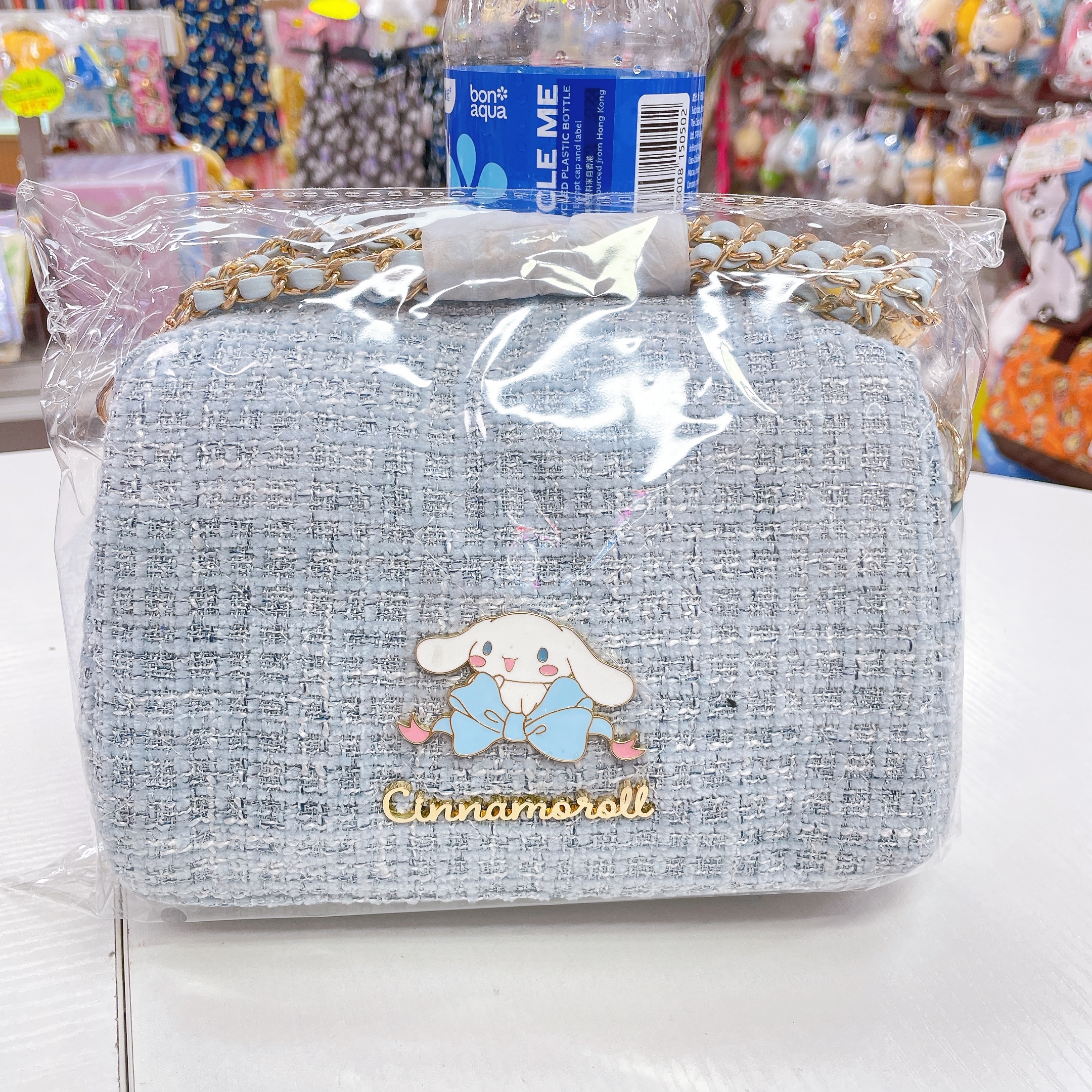 原裝行貨Sanrio 肉桂狗小香風斜孭袋