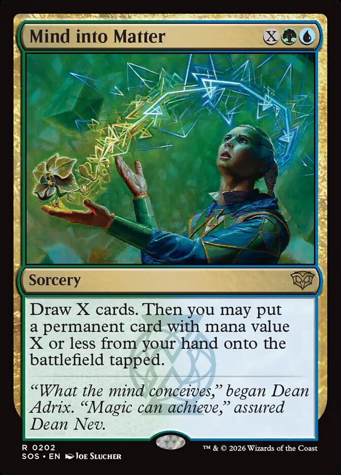 [EN] [Foil] Mind into Matter [SOS-202] R