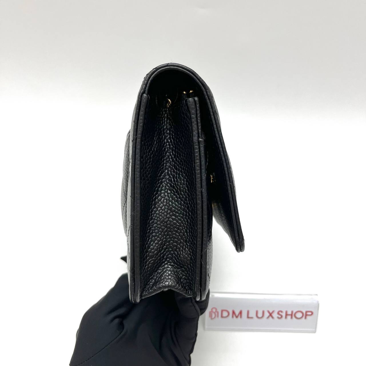 Chanel Black Caviar Classic Flap WOC (Microchip)