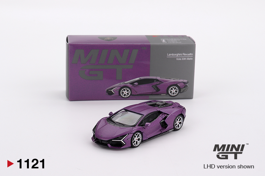 Mini GT 1/64 Lamborghini Revuelto Viola 30th Matte - MGT01121-R