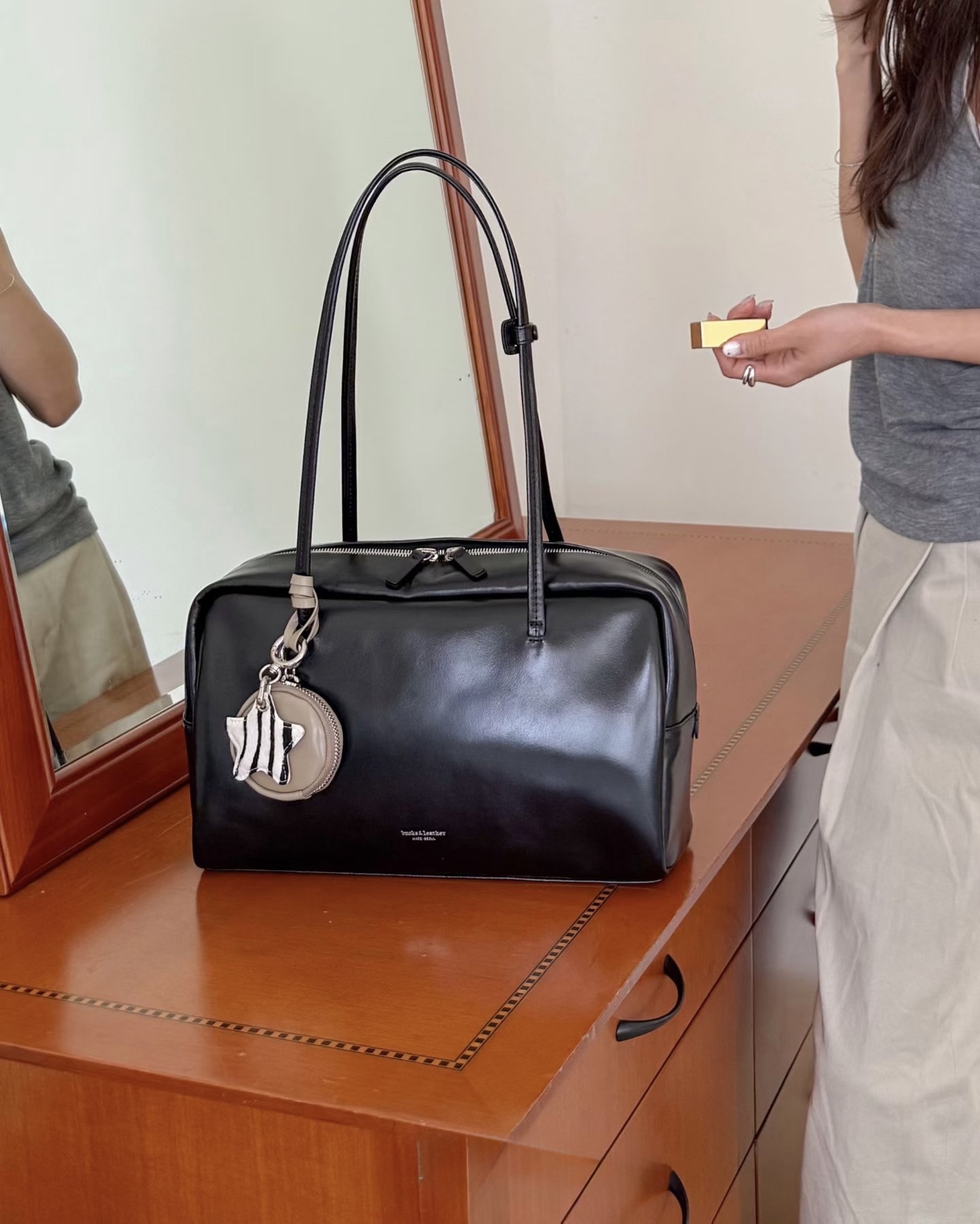 BL OS 法式吐司包-真皮-size L