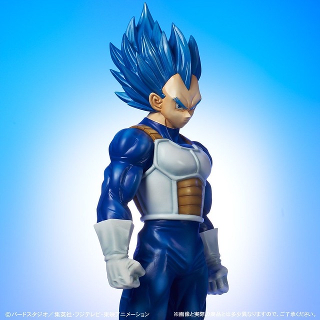 日版 龍珠 Xplus Plex SSGSS 比達 Vegeta 超藍神 1:4 大比例 PVC figure