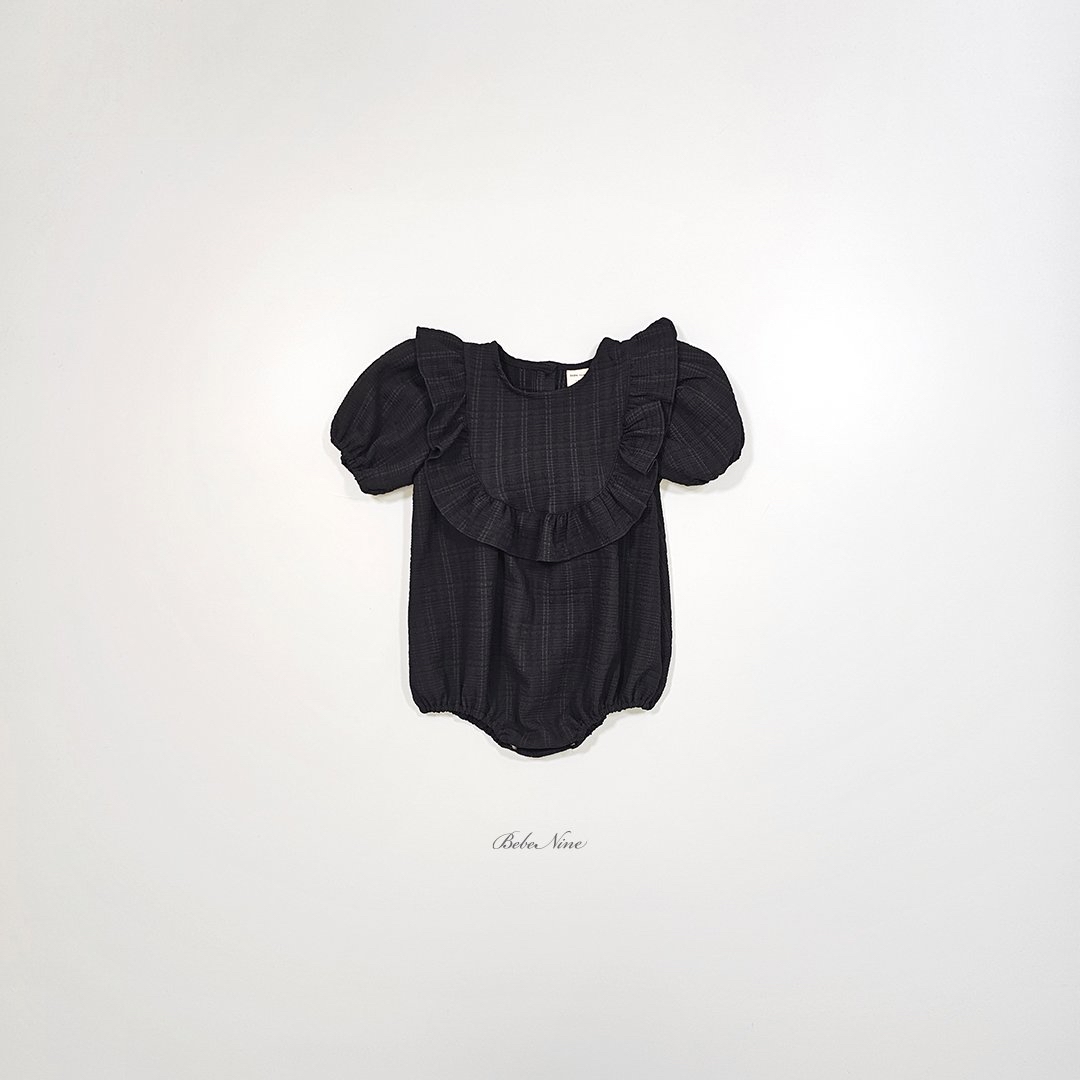 ☀️預訂 韓國直送☀️🇰🇷Bebenine兩色大荷葉邊短袖包屁衣