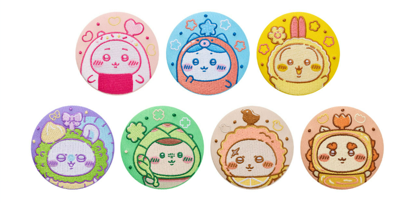 🌸 【預訂】刺繡Pin(隨機) - Chiikawa 24/10新品