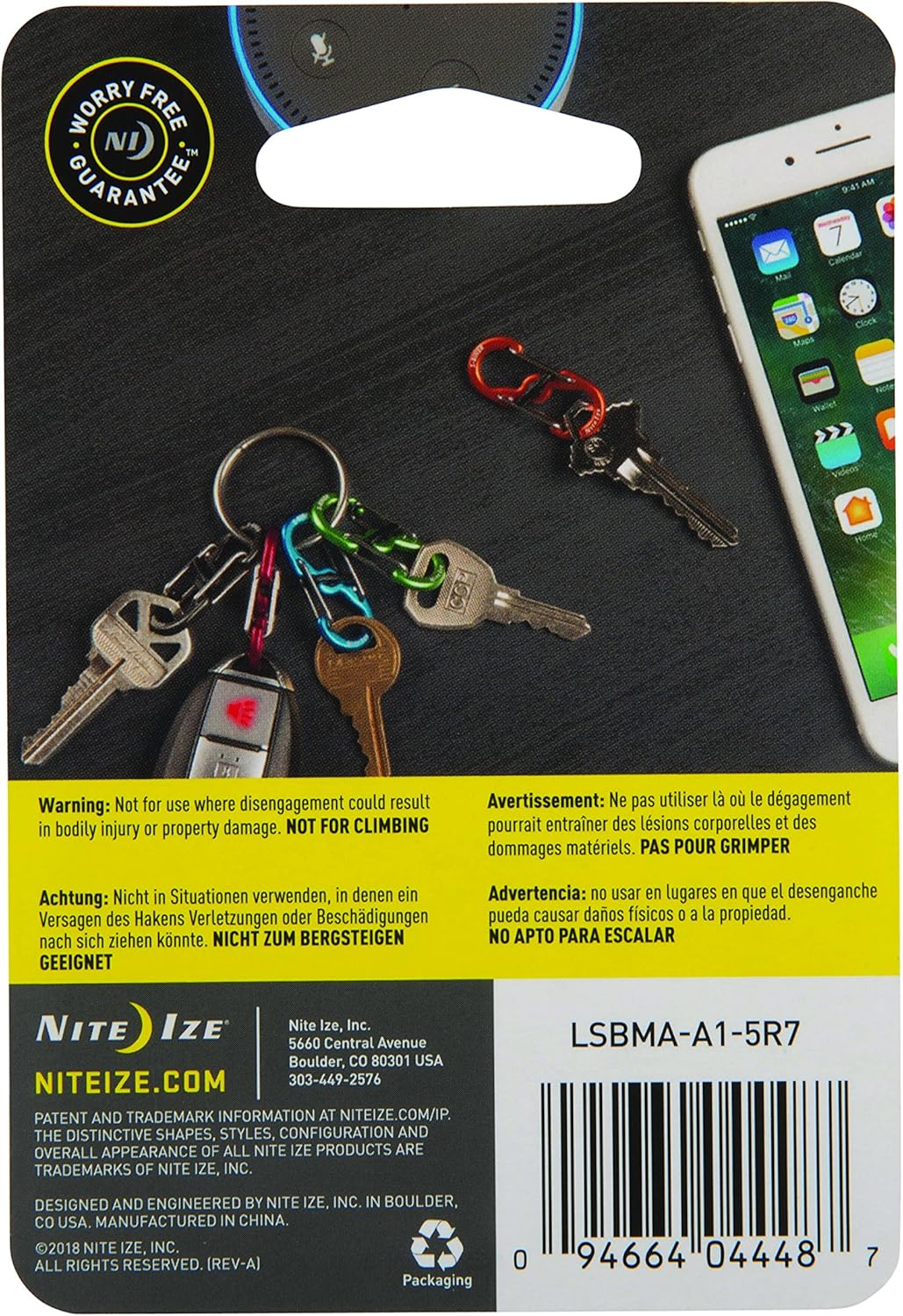 NiteIze S Biner microlock (5隻裝)