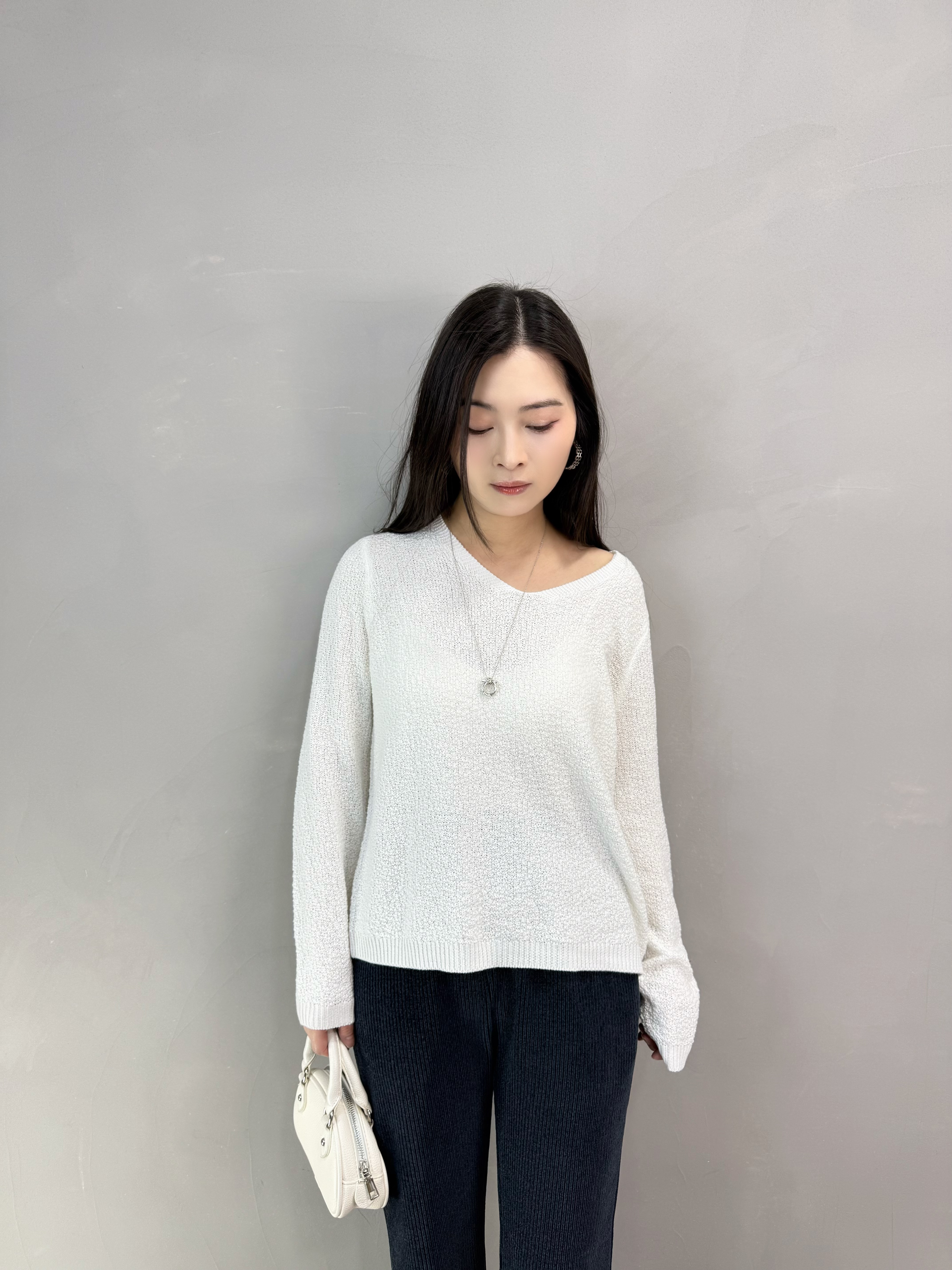 F83 V領超瘦線Top