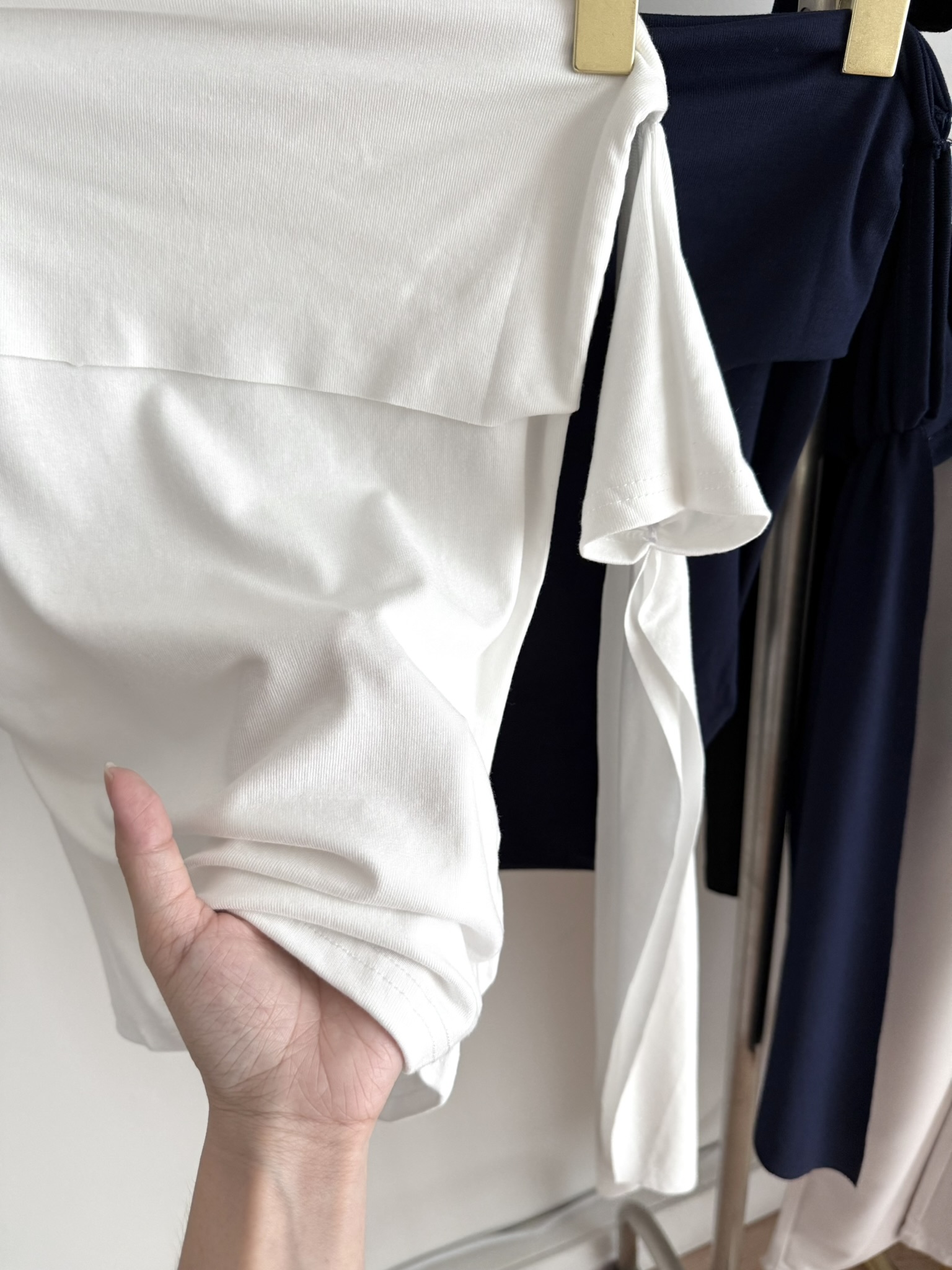 Arthur Off Shoulder Shirt | White