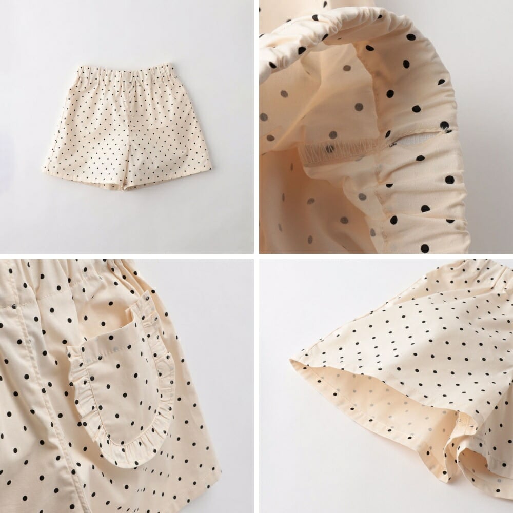 🆕【⭐訂購⭐】🌀 🇯🇵 日本直送🇯🇵 格紋/波點/碎花 女童短褲［6款選］🌀 [ELCA-0238][260526]