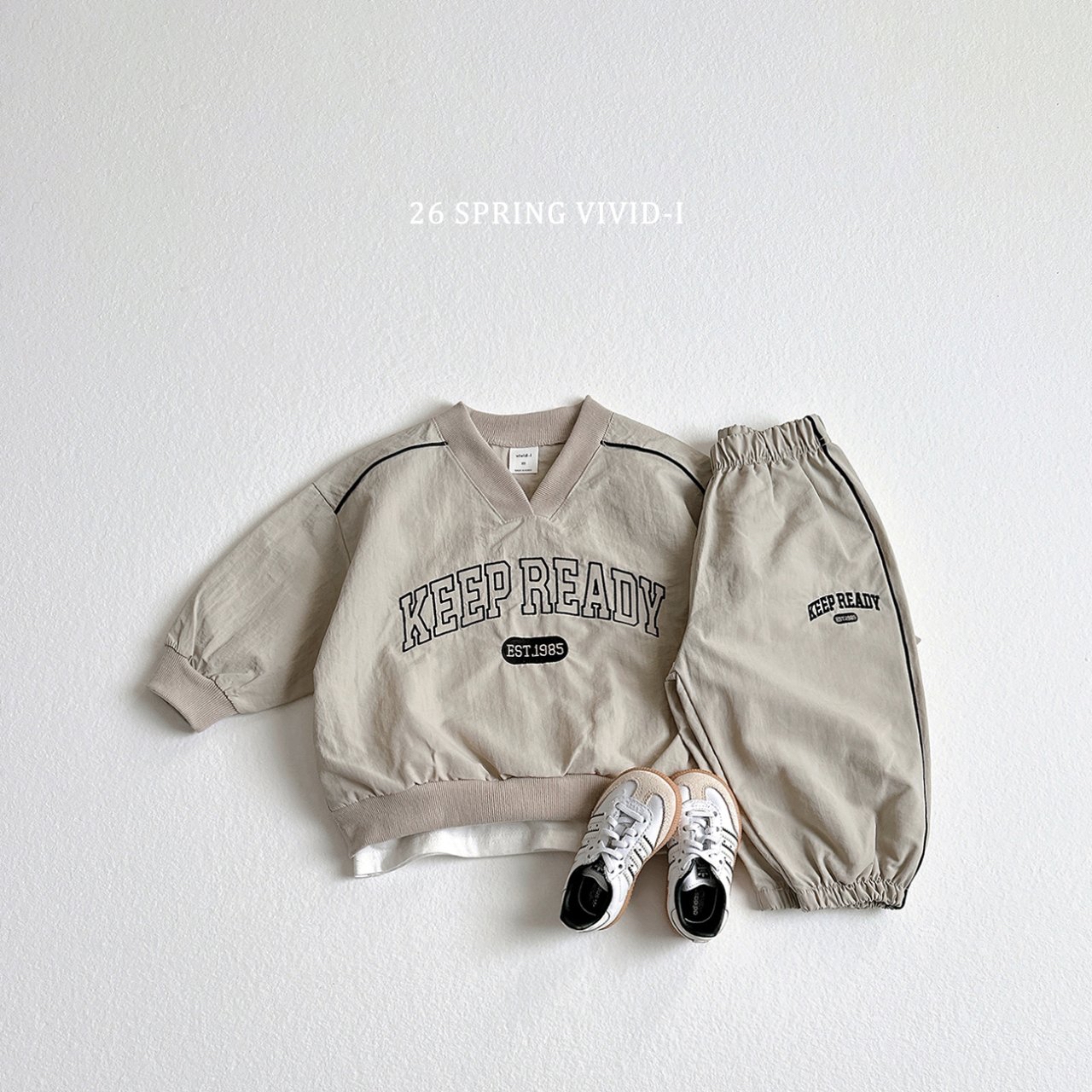 🌸預訂 韓國直送🌸🇰🇷VIVIDI四色棒球風刺繡防風寬鬆上衣