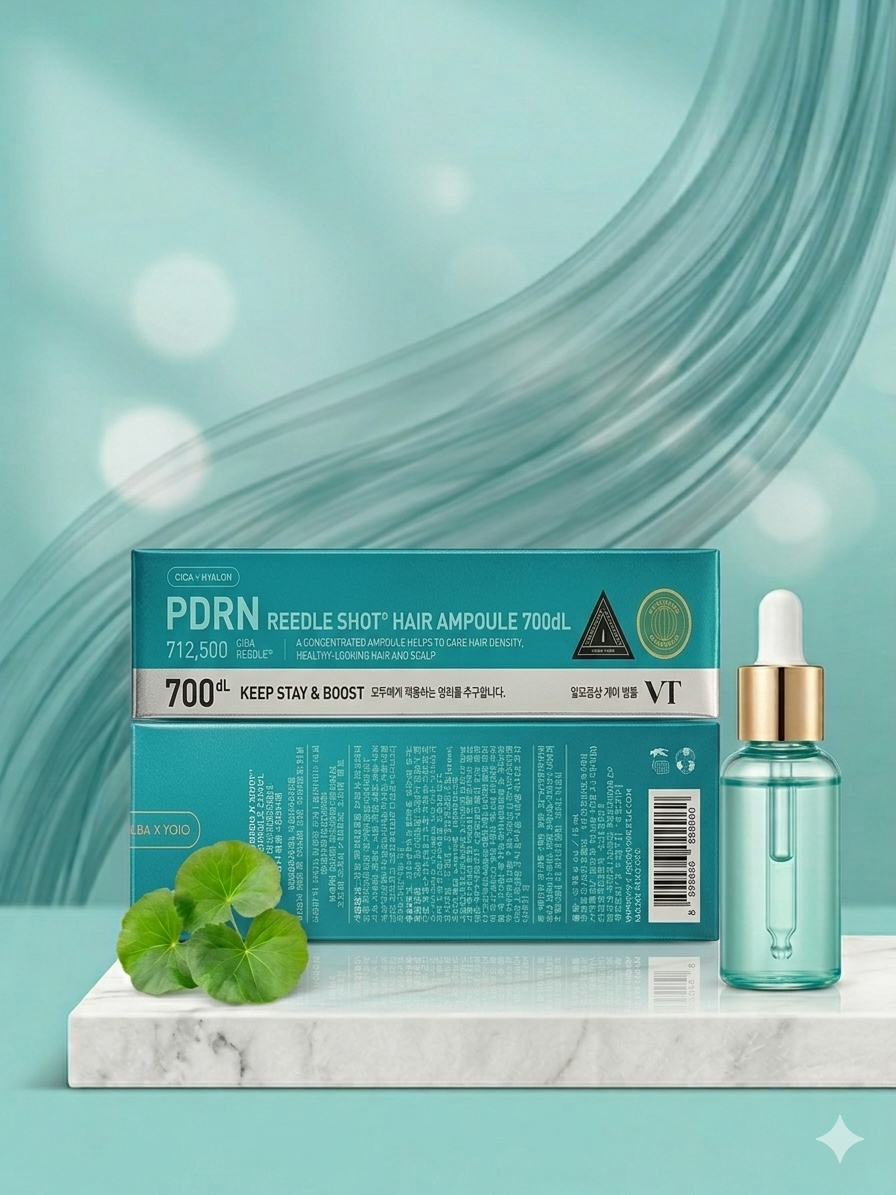 韓國 VT PDRN Reedle Shot 700dL 頭皮護理精華 15ml | 700微針導入 | PDRN強效育髮 | 防脫密髮