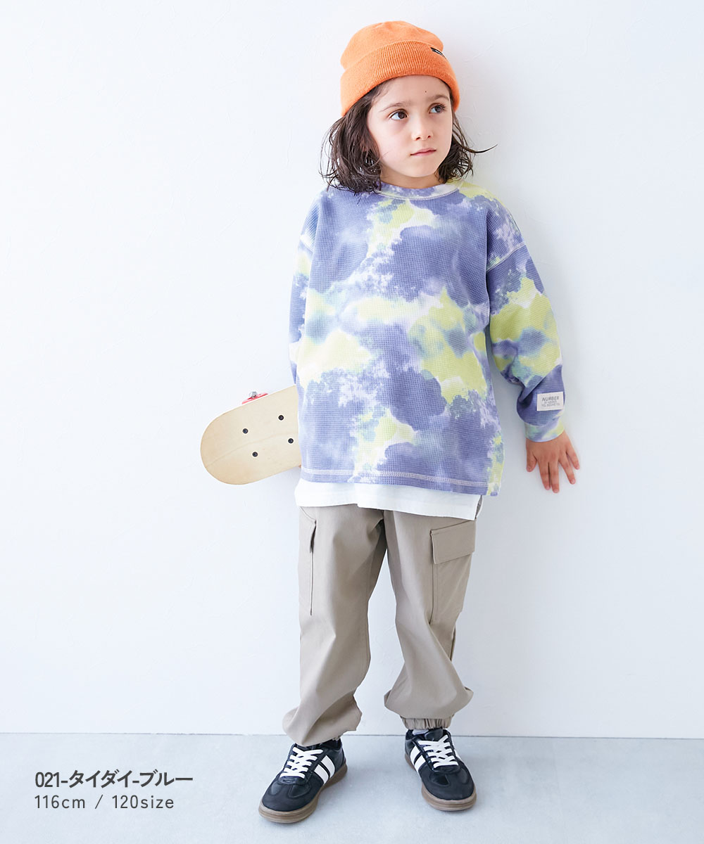 🆕【⭐ 訂購⭐】🇯🇵日本直送 撞色縫線 華夫格 長袖T恤［8款選］🌀[ELHA-0098][260927]