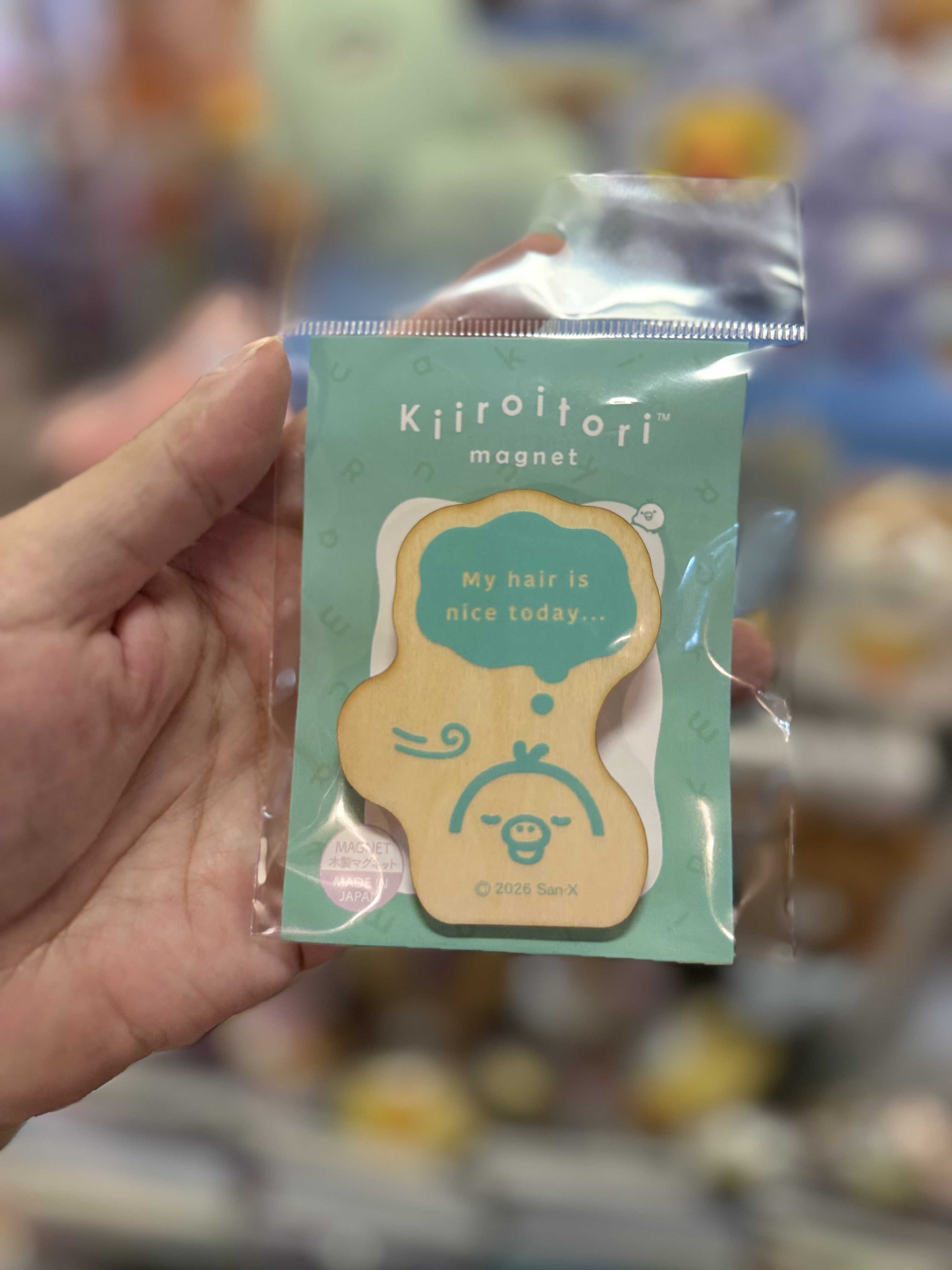 《現貨》全新rilakkuma日本製木製磁石