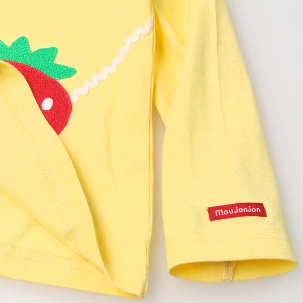 🆕【⭐訂購⭐】🇯🇵日本直送 草莓🍓手袋 貼花刺繡長袖Tee［2款選］🌀 [ELAA-0288][260228]