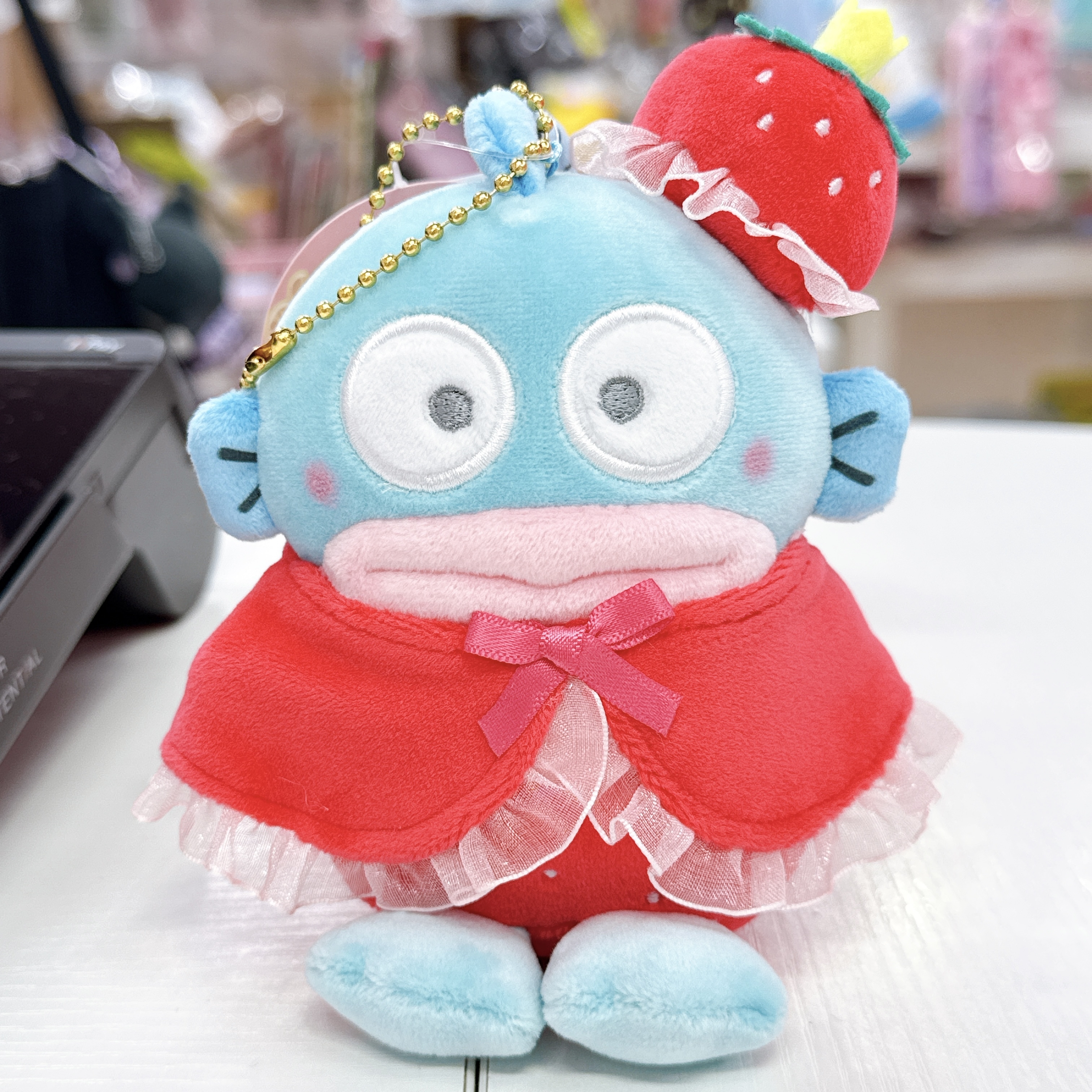 日本限定版Sanrio草莓雜誌50周年公仔掛飾