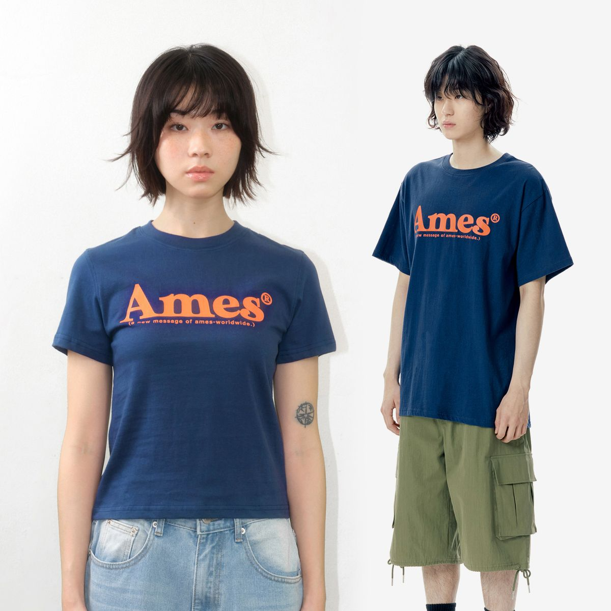 [Ames Worldwide] BASIC LOGO TEE (11款)