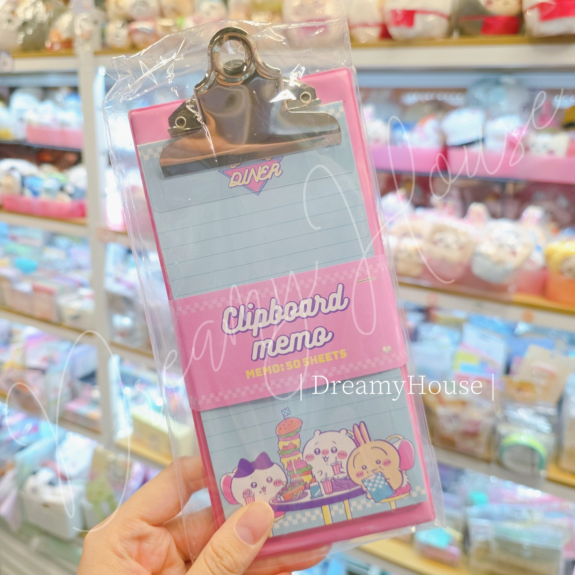 日本 Chiikawa 🍔Chiikawa DINER🥤memo連夾板