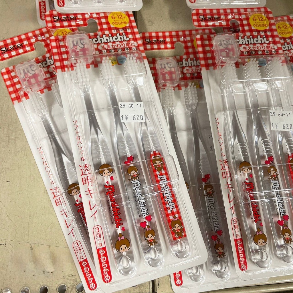 🇯🇵日本直送✈ Skater幼兒/兒童牙刷 3~5歲/6~12歲  1套3支 - 03211381