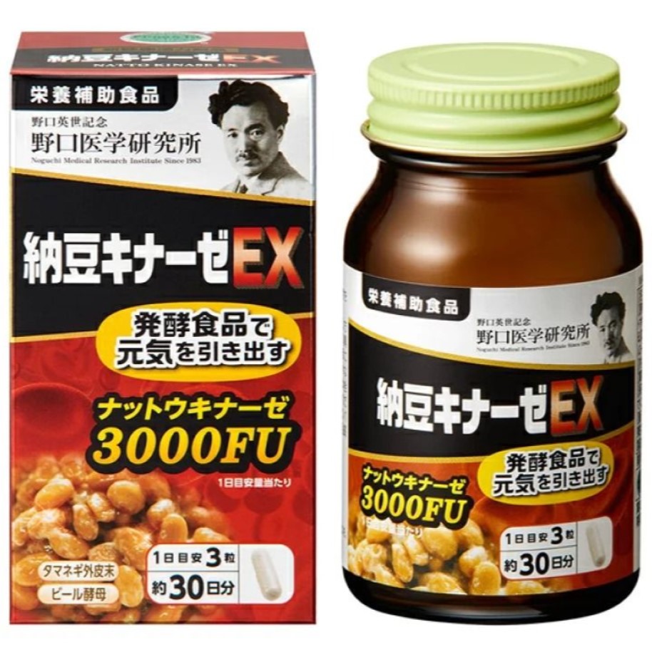 日本野口醫學研究所 納豆激酶 Premium 3000FU 90粒 (30日份)