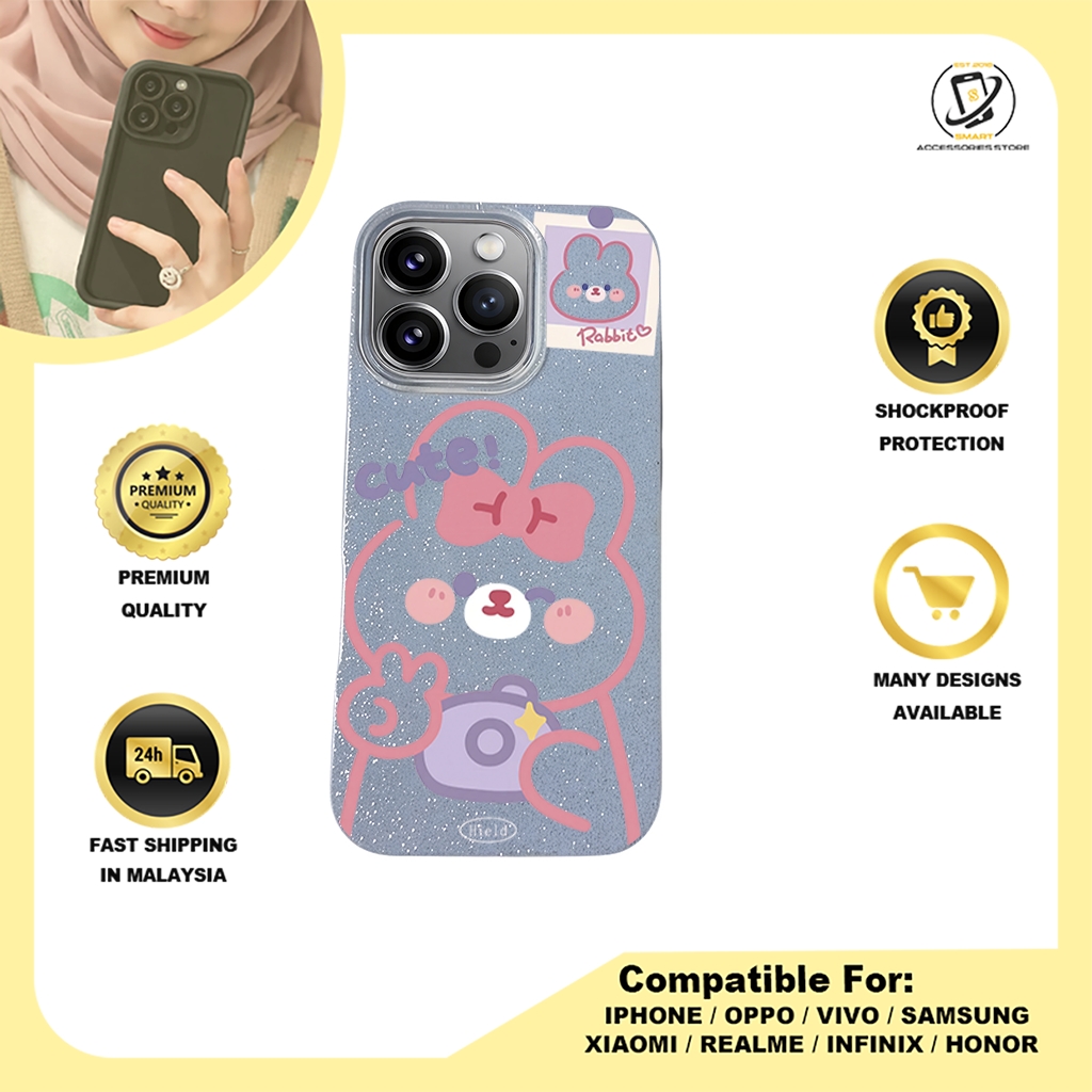 BLING CASE PHONE FOR IPHONE - DESIGN RABBIT A