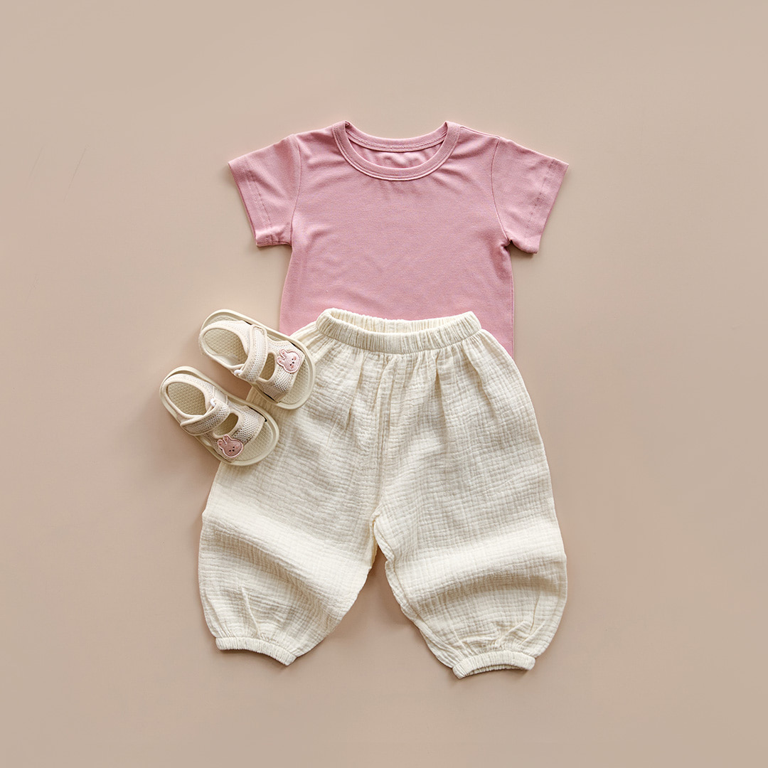 26S/S DTD ColorPop色彩棉紗防蚊褲