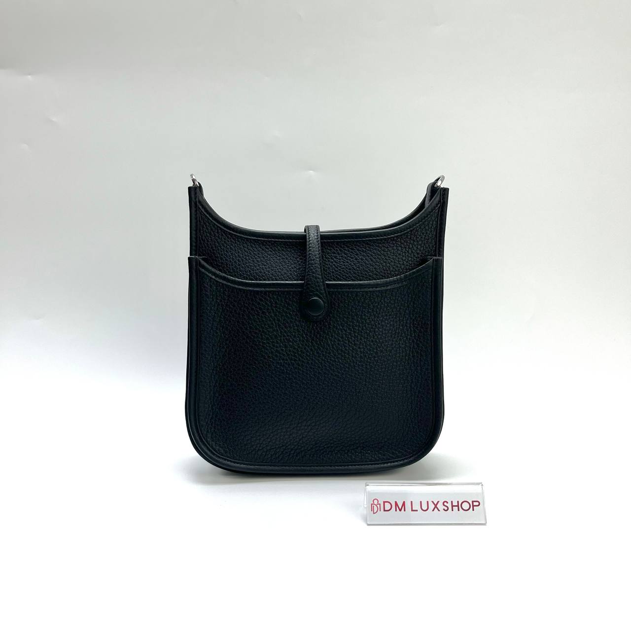 Hermes Evelyne 23 Black PHW (Stamp K)
