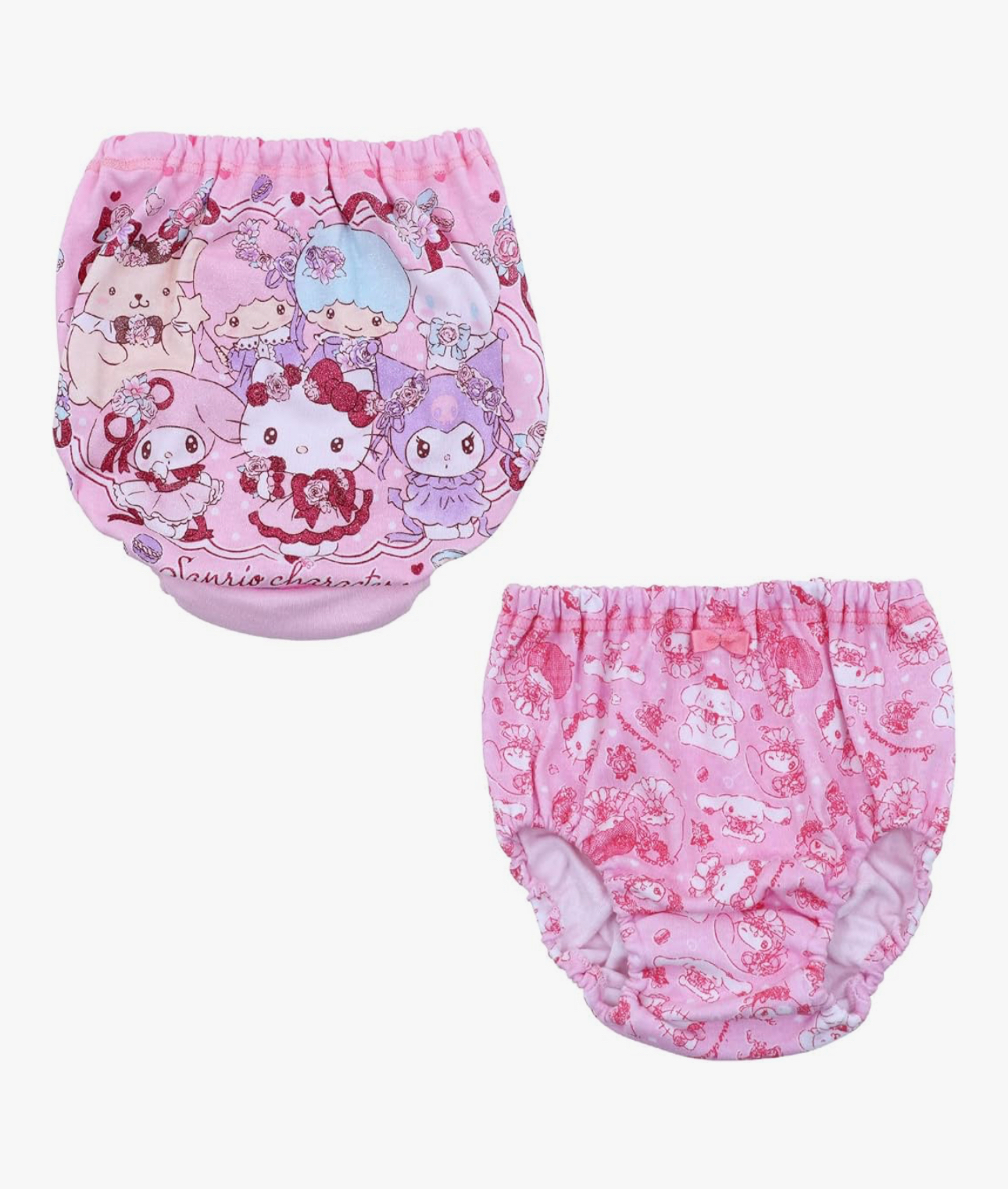 🇯🇵預訂 日本直送🇯🇵Sanrio人物圖案絲帶女童內褲兩件套裝