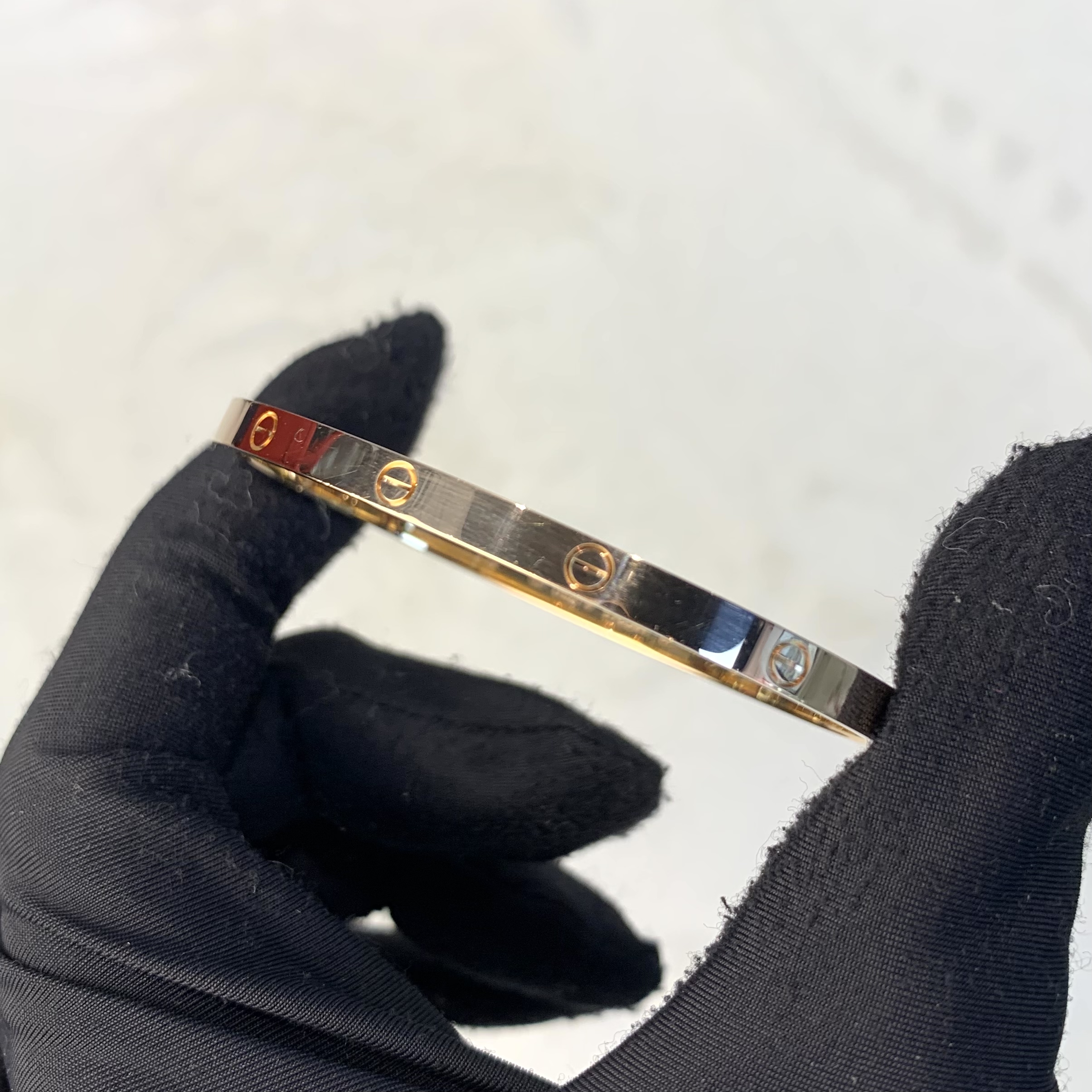 Cartier卡地亞 18k玫瑰金 love 窄款 16碼 熱門尺寸款❤️‍🔥