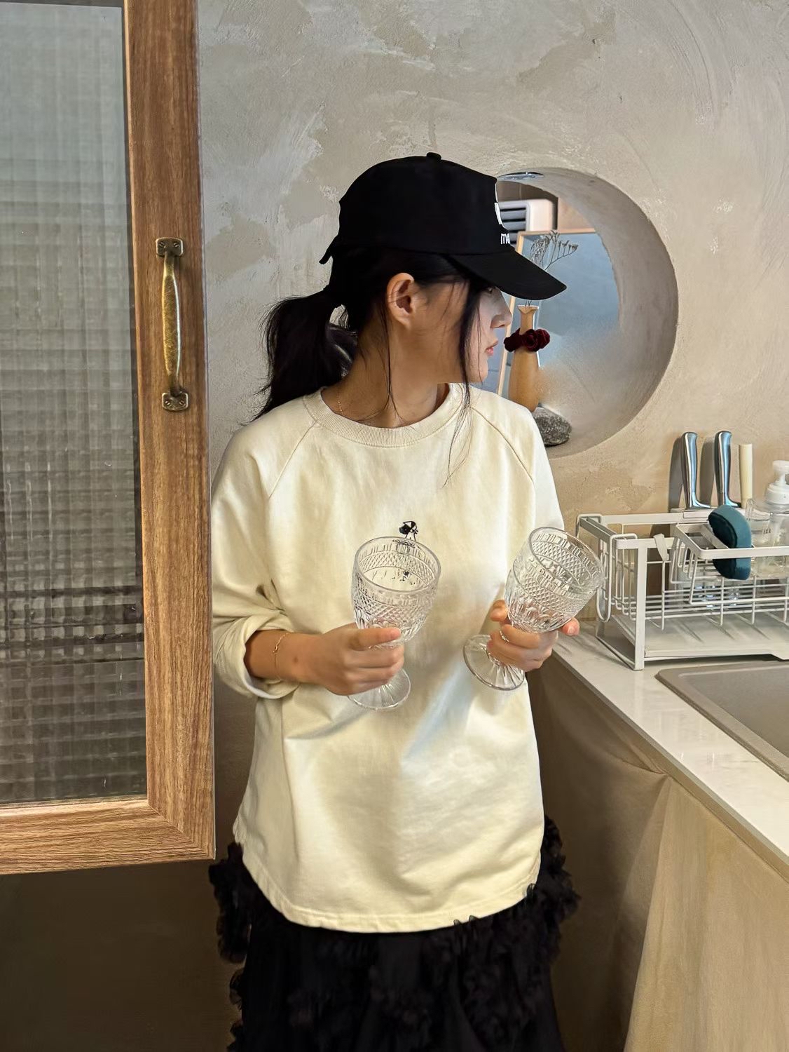 YA OY 春天頭巾女仔top