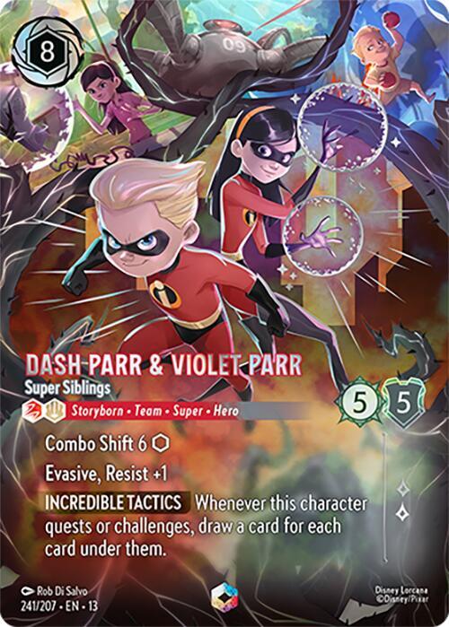 Dash Parr & Violet Parr - Super Siblings (Enchanted) - Attack of the Vine! (13)