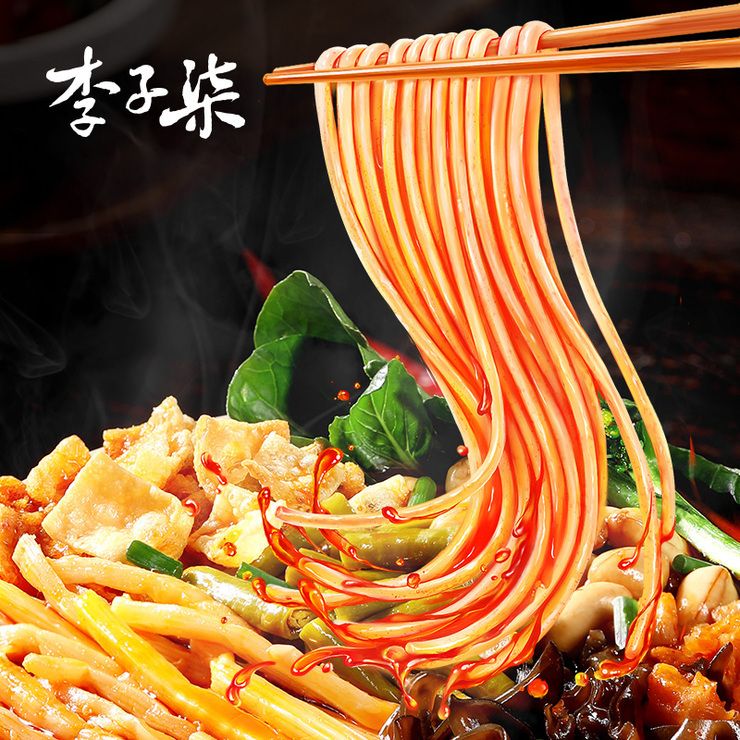 李子柒 柳州螺獅粉 加量裝 416g*6包 平行進口