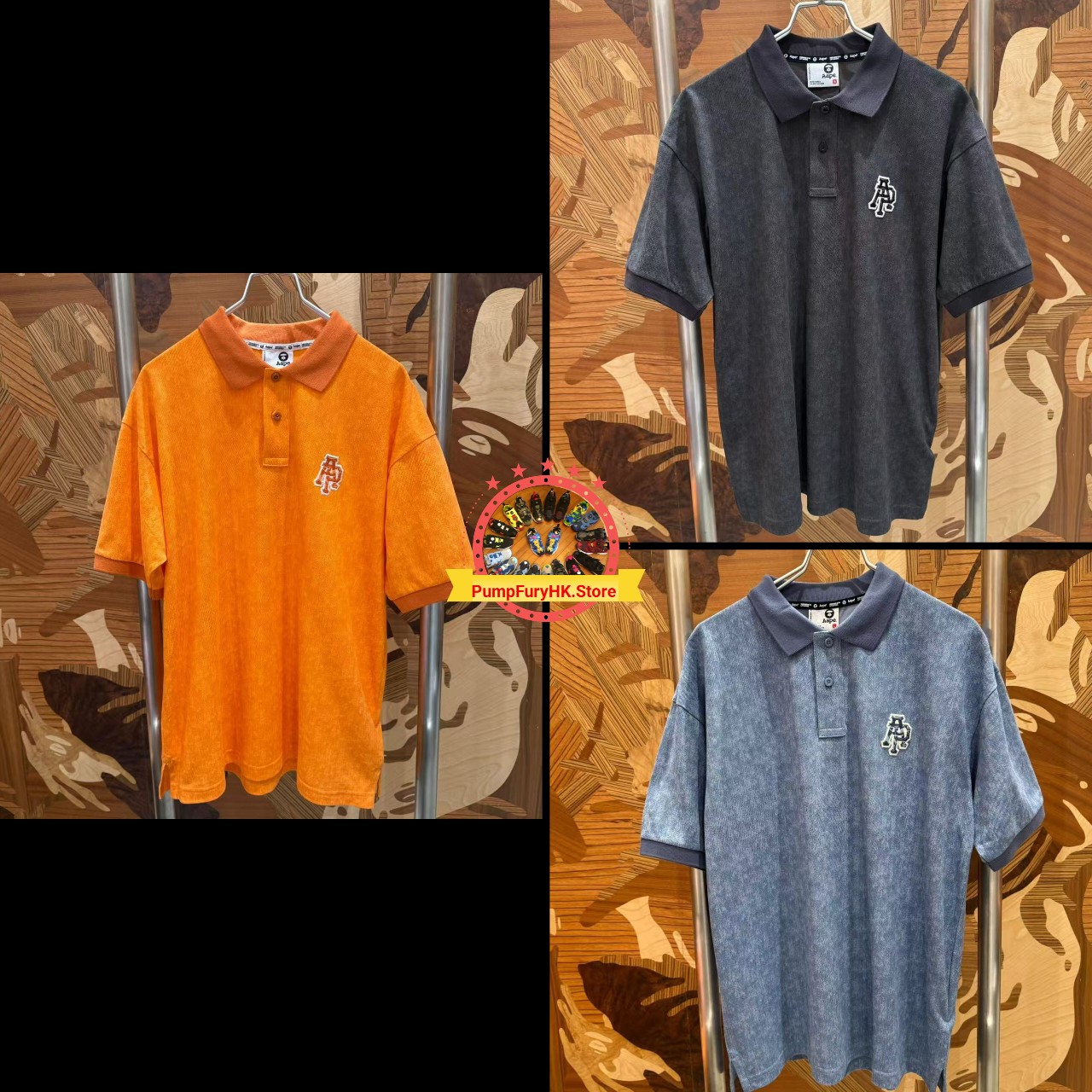 AAPE Relaxed fit Logo polo tee (1851) 寬鬆版