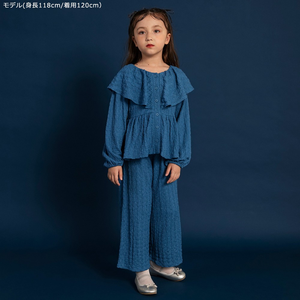 🆕【⭐訂購⭐】日本直送 🇯🇵🌀飄逸提花荷葉邊  2-WAY 長袖套裝 [3款選] 🌀[ELIA-0046][261008]