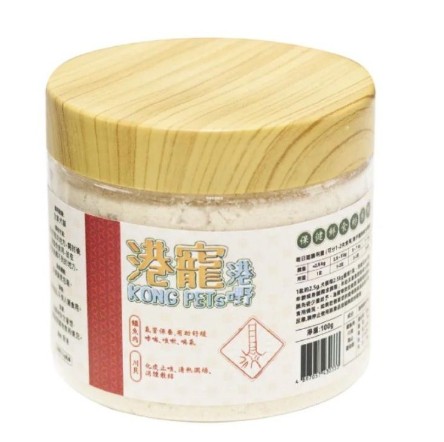 港寵港嘢 - Kong Pets 寵物保健粉 鱷魚肉川貝100g (最佳使用期: 2027年7月31日)