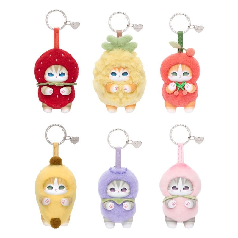  🌸 【預訂】Kiramekko 貓貓生果系列公仔掛飾(隨機) - Mofusand 18/9新品
