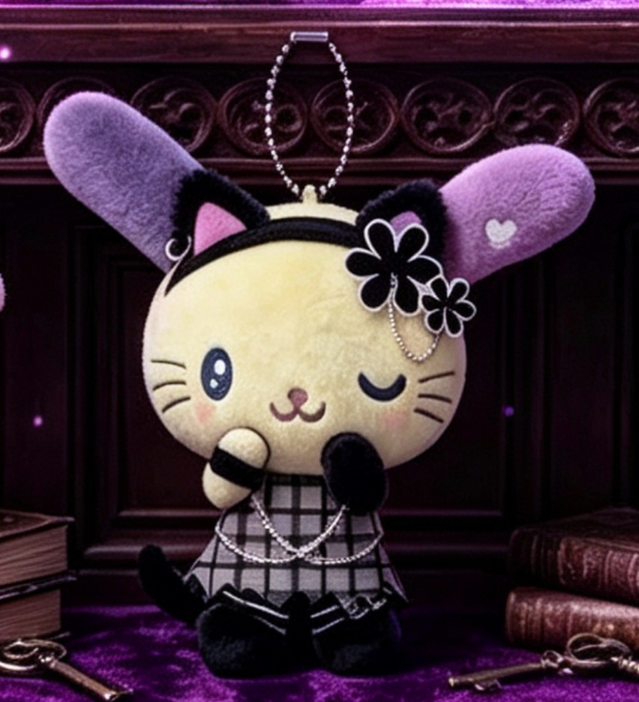 ［11月尾到貨]🇯🇵日本直送Sanrio x Avail 黑色貓造型公仔掛飾